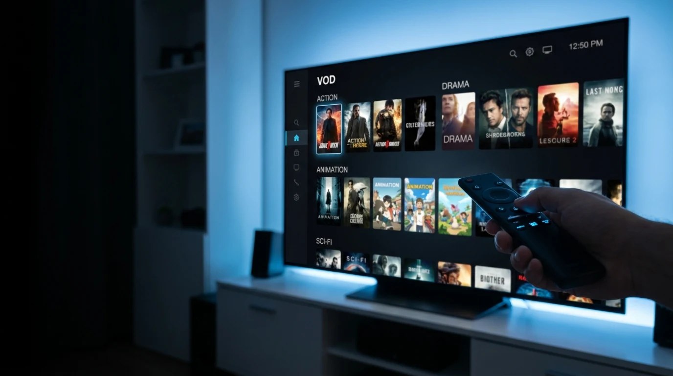 IPTV Premium Paris - Films, séries & documentaires en VOD illimité HD & 4K IPTV Premium Paris VOD - Catalogue films et séries en HD 4K sur grand écran via télécommande
